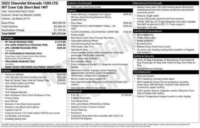 2022 Chevrolet Silverado 1500 LTD Work Truck