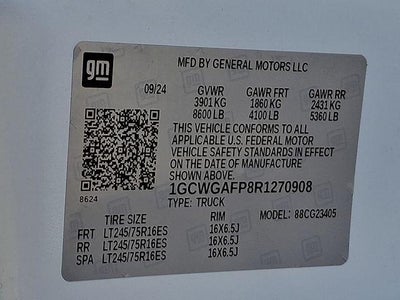 2024 Chevrolet Express Cargo 2500 Base