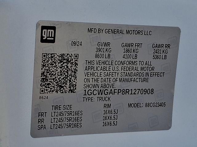 2024 Chevrolet Express Cargo 2500 Base