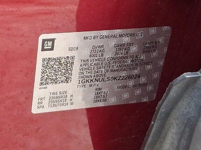2019 GMC Acadia SLT