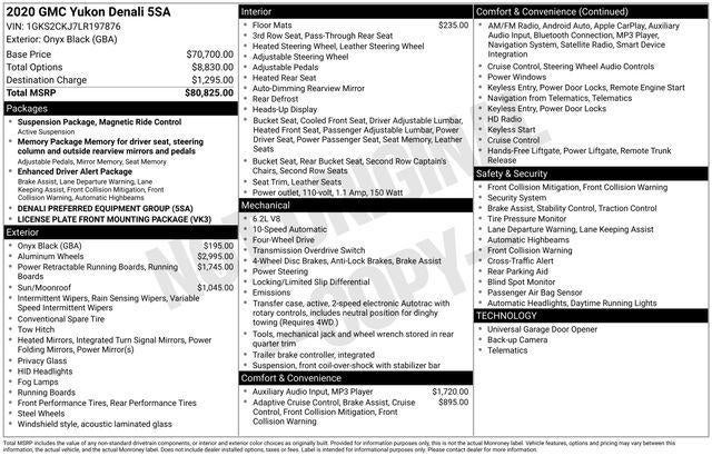 2020 GMC Yukon Denali