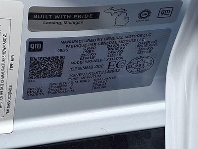 2026 Chevrolet Traverse RS