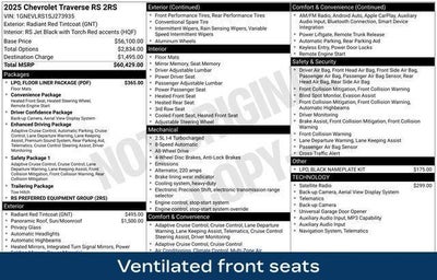 2025 Chevrolet Traverse RS