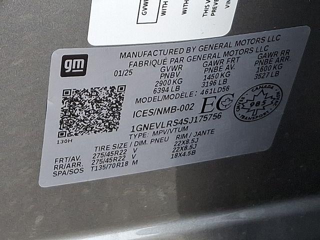 2025 Chevrolet Traverse RS