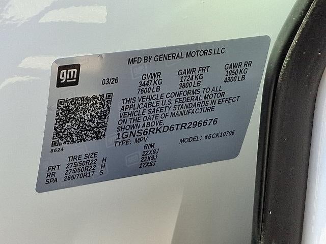 2026 Chevrolet Tahoe RST