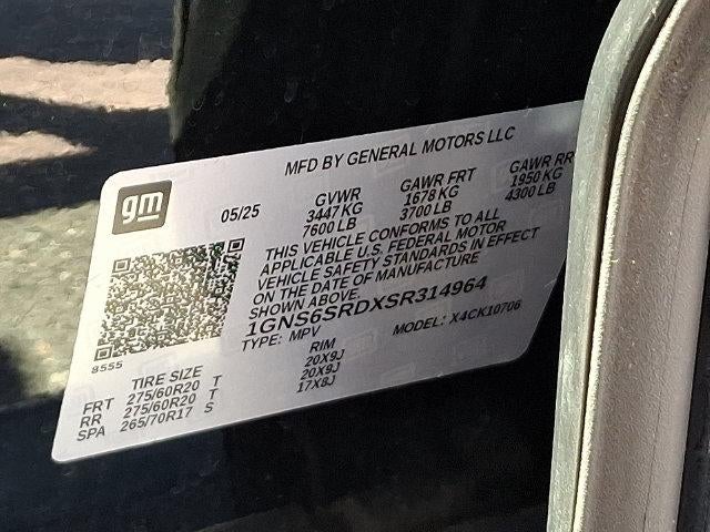2025 Chevrolet Tahoe Premier
