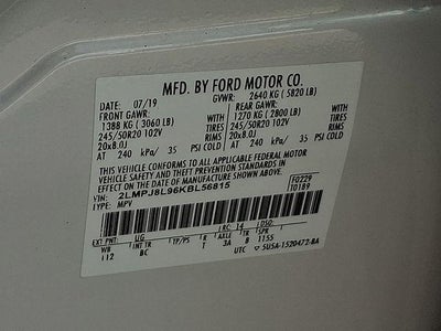 2019 Lincoln Nautilus Reserve