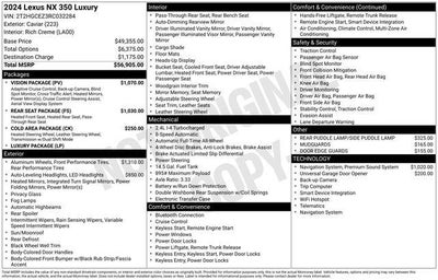 2024 Lexus NX 350 Luxury