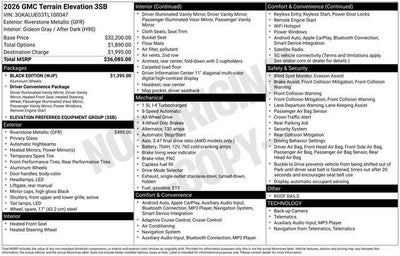 2026 GMC Terrain Elevation
