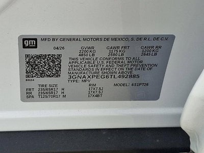2026 Chevrolet Equinox LT