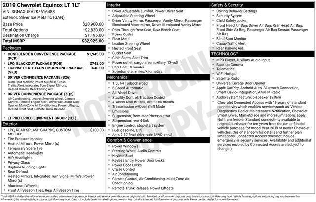 2019 Chevrolet Equinox LT