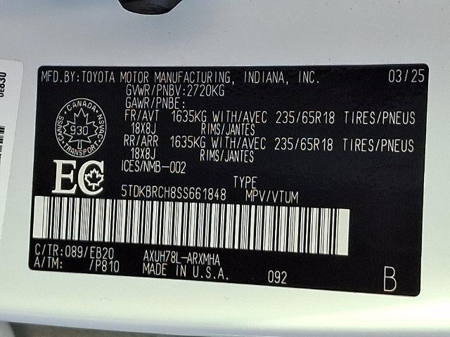2025 Toyota Highlander Hybrid XLE