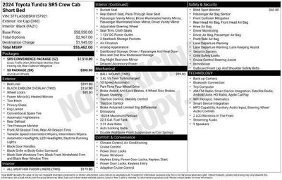 2024 Toyota Tundra 4WD SR5