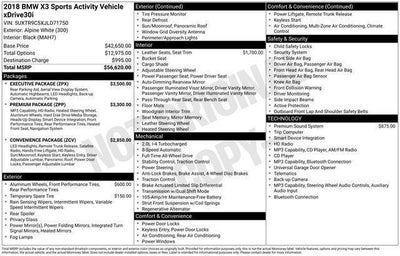 2018 BMW X3 xDrive30i