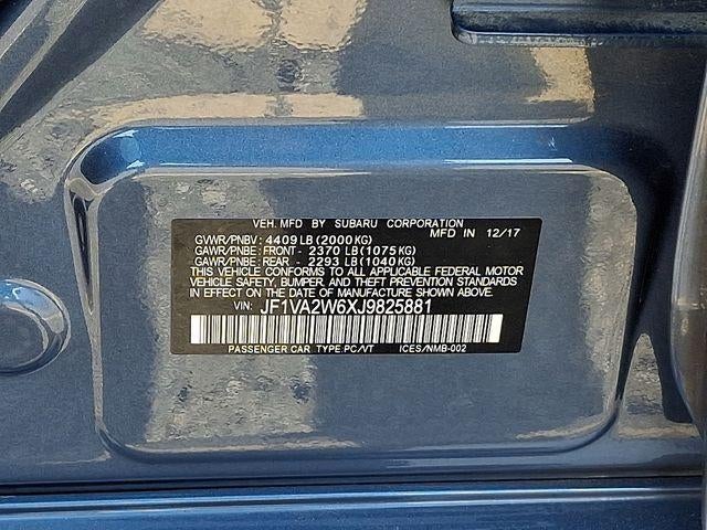 2018 Subaru WRX STI Limited