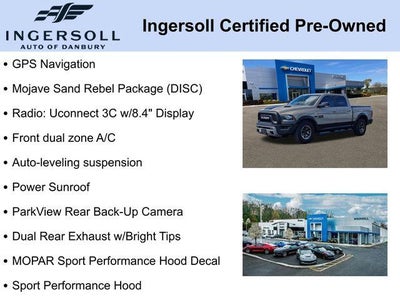 2017 RAM 1500 Rebel Crew Cab 4x4 5'7" Box