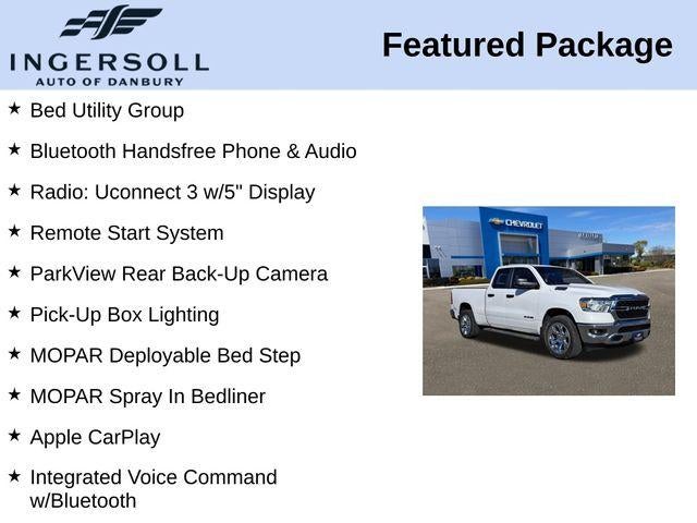 2023 RAM 1500 Big Horn Quad Cab 4x4 6'4" Box