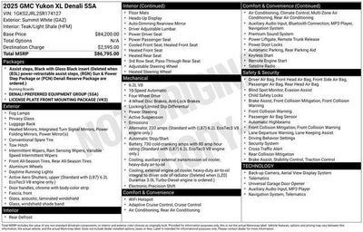 2025 GMC Yukon XL Denali