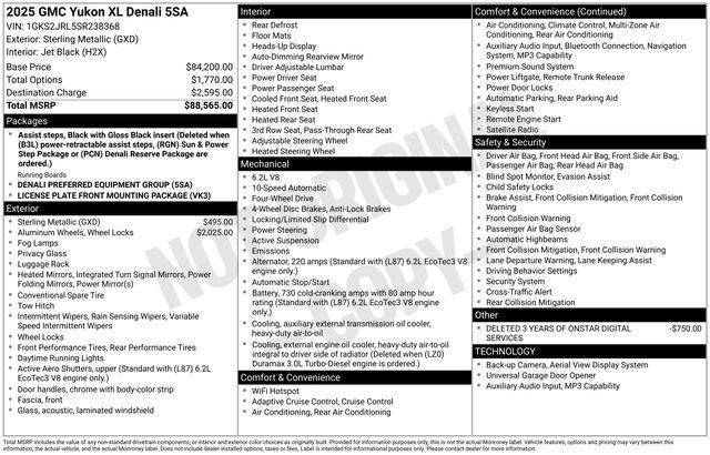 2025 GMC Yukon XL Denali