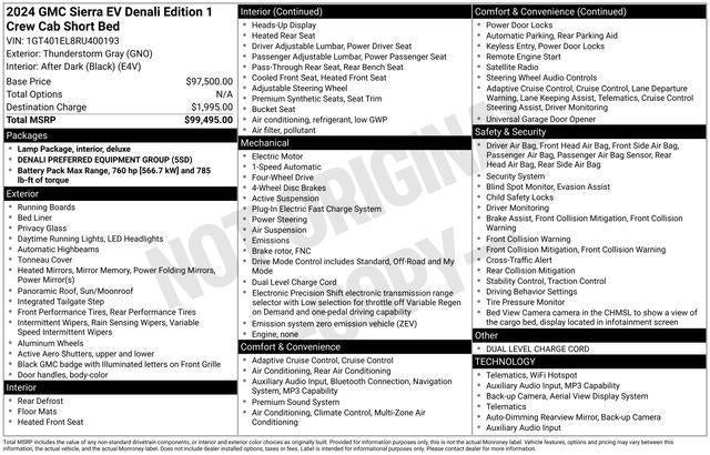 2024 GMC Sierra EV Denali Edition 1