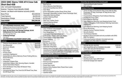 2022 GMC Sierra 1500 AT4