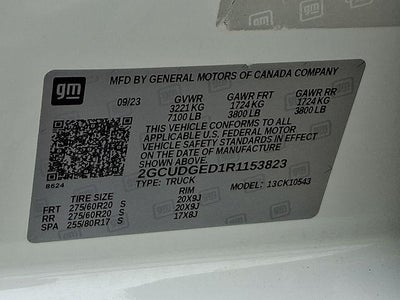 2024 Chevrolet Silverado 1500 LTZ