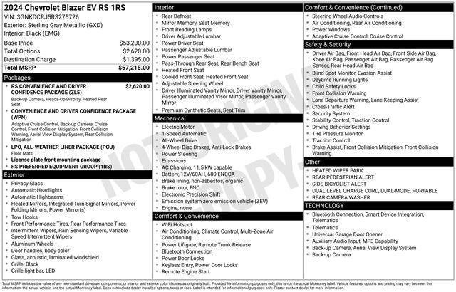 2024 Chevrolet Blazer EV RS