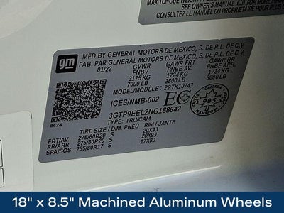 2022 GMC Sierra 1500 Limited AT4