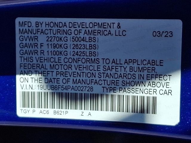 2023 Acura TLX A-SPEC Package