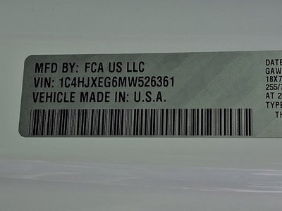 2021 Jeep Wrangler Unlimited Sahara Altitude 4x4