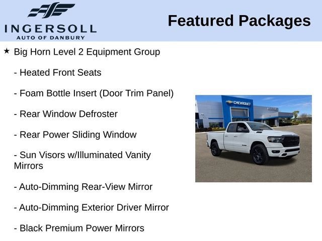 2021 RAM 1500 Big Horn Quad Cab 4x4 6'4" Box