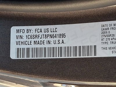 2023 RAM 1500 Laramie Crew Cab 4x4 5'7" Box