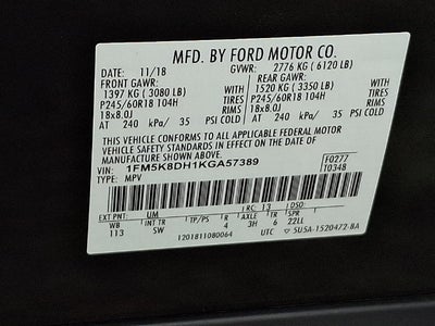 2019 Ford Explorer XLT