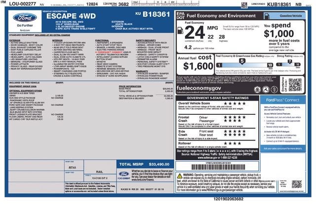 2019 Ford Escape SEL