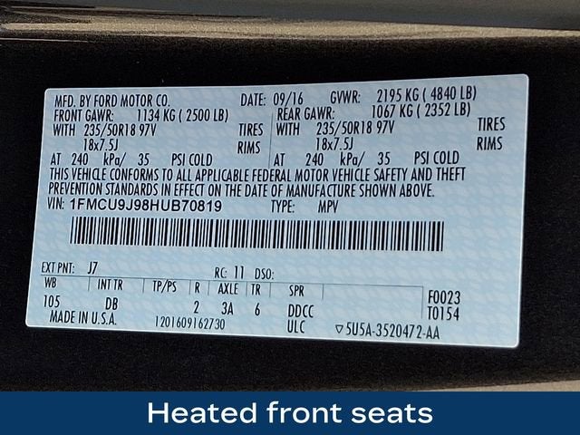 2017 Ford Escape Titanium