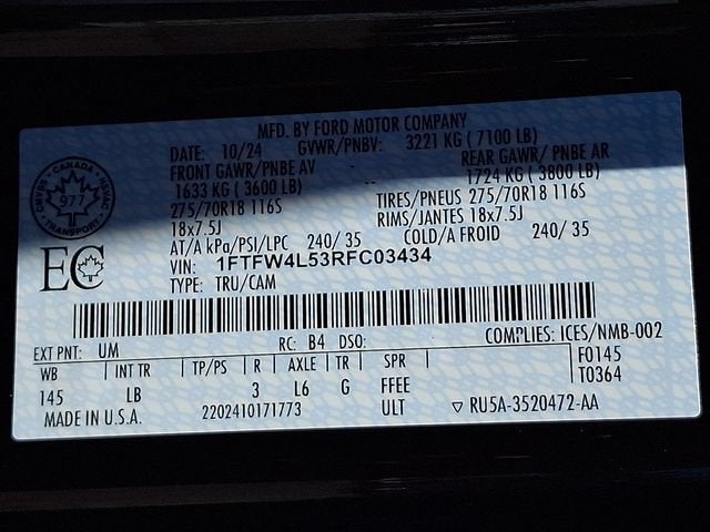 2024 Ford F-150 Tremor