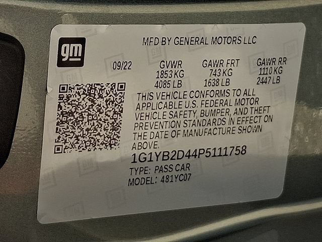 2023 Chevrolet Corvette Stingray 2LT