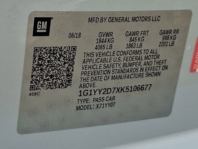 2019 Chevrolet Corvette Grand Sport Grand Sport 2LT