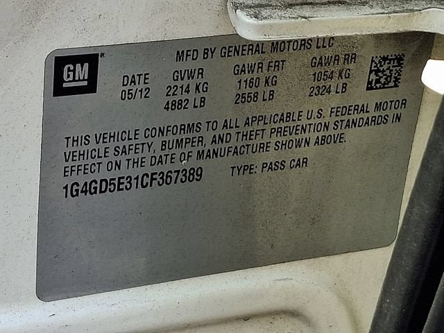 2012 Buick LaCrosse Premium 1
