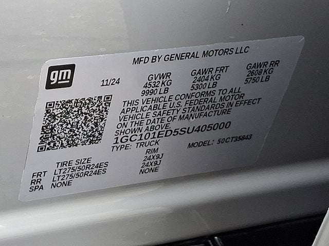 2025 Chevrolet Silverado EV RST - Extended Range