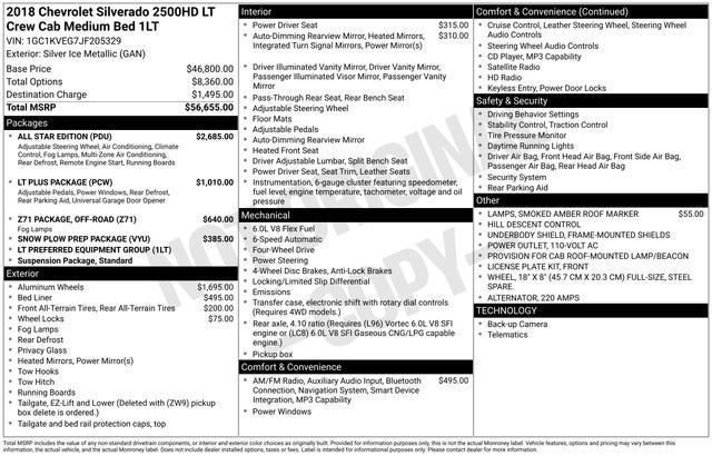 2018 Chevrolet Silverado 2500 HD LT