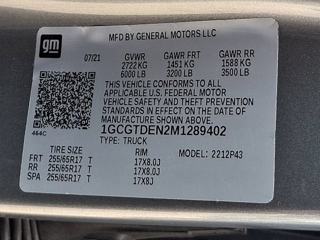 2021 Chevrolet Colorado 4WD Z71