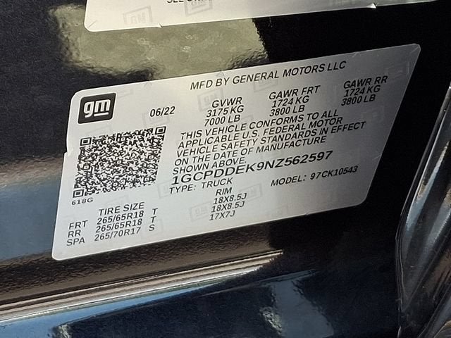 2022 Chevrolet Silverado 1500 LT