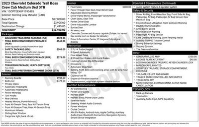 2023 Chevrolet Colorado Trail Boss