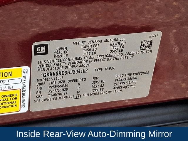 2017 GMC Acadia Limited Limited