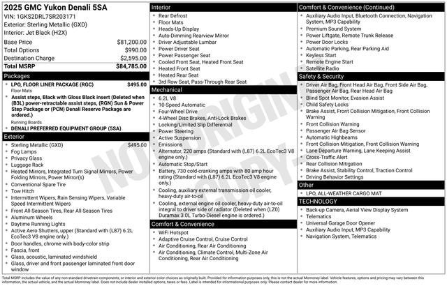 2025 GMC Yukon Denali