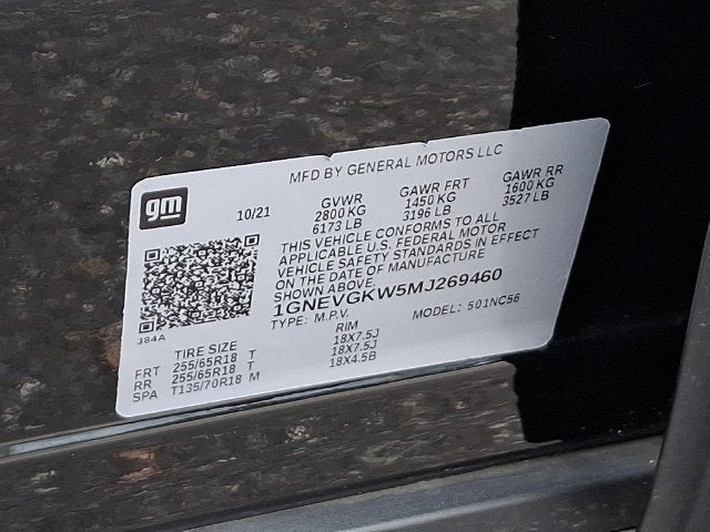 2021 Chevrolet Traverse LT Cloth