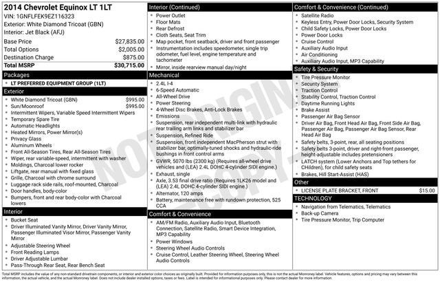 2014 Chevrolet Equinox LT