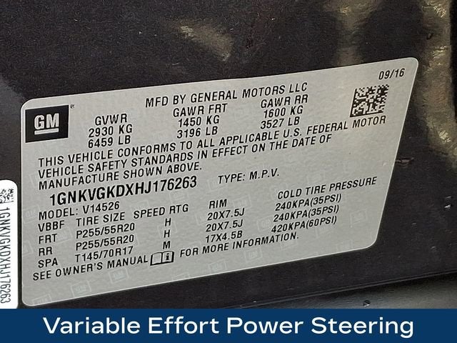 2017 Chevrolet Traverse LT