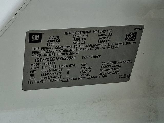 2015 GMC Sierra 2500 HD Pickup 4D 6 1/2 ft